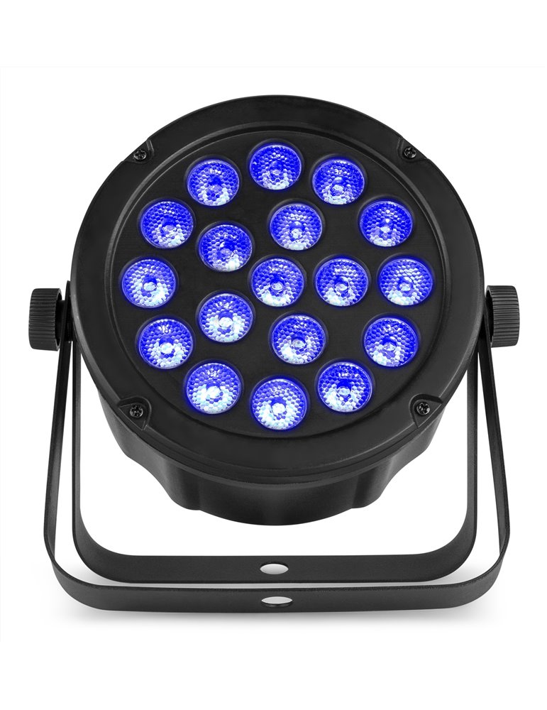 Foco SlimPAR45 18x 3W 3-en-1 RGB DMX