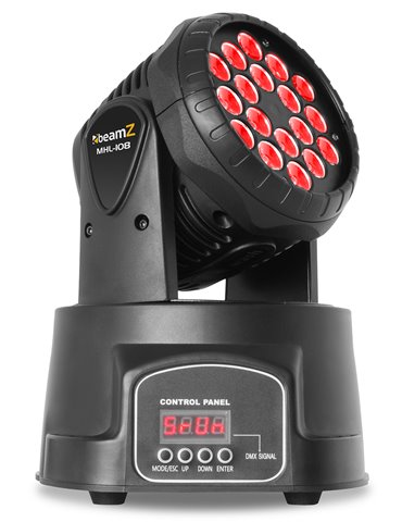 MHL108MK4 LED Wash Cabeza movil 18x 3W