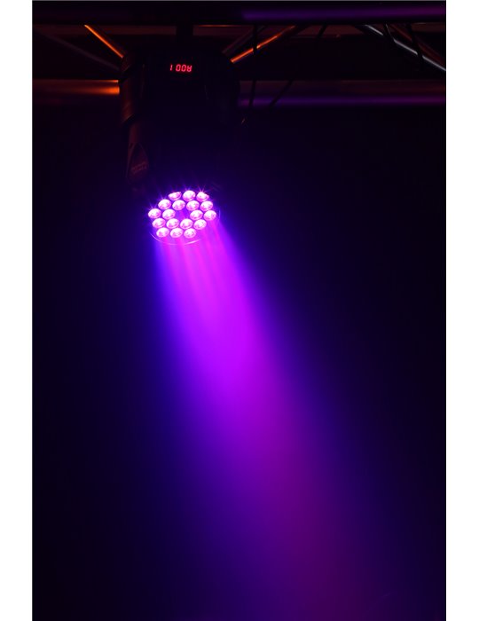 MHL108MK4 LED Wash Cabeza movil 18x 3W