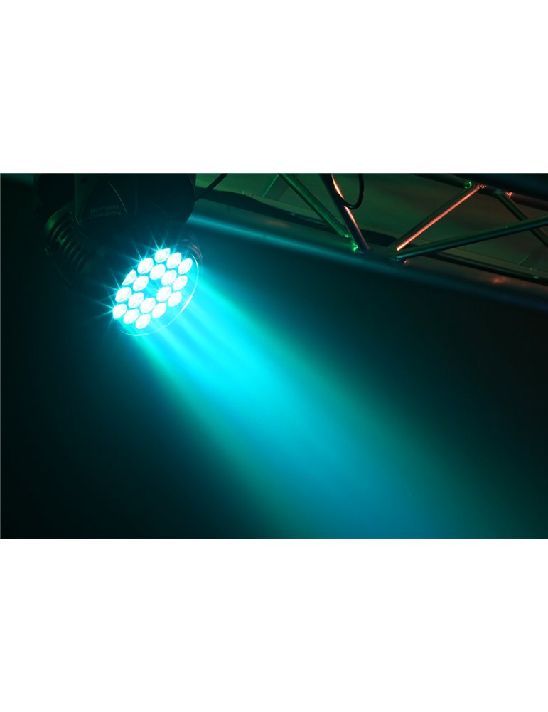 MHL108MK4 LED Wash Cabeza movil 18x 3W