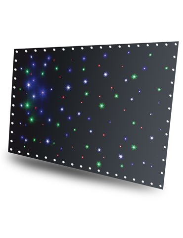 SPW96 Cortina de estrellas LED96 Color 3x 2m con controlador