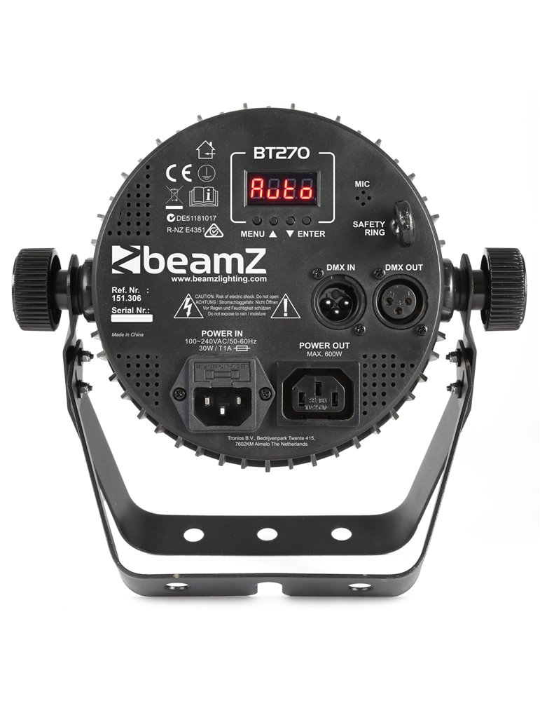 BT270 Foco PAR plano LED 7x6W 4-en-1 RGBW