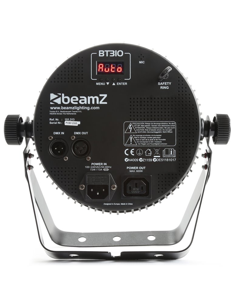BT310 Foco plano PAR LED 12x 6W 4-en-1