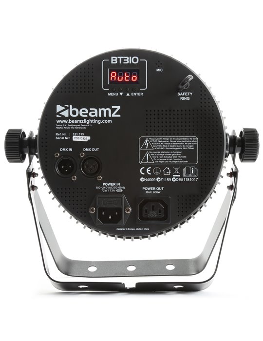 BT310 Foco plano PAR LED 12x 6W 4-en-1