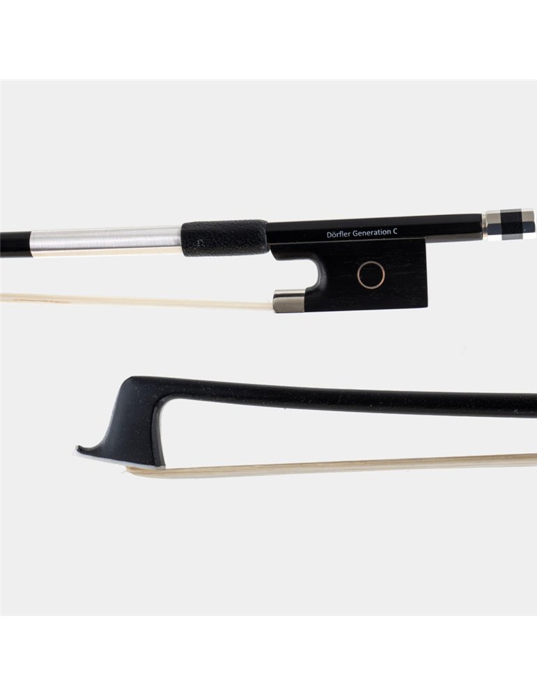 Arco Violín Dorfler Generation C - 4/4 Carbono Plata Alemana