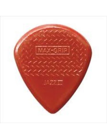 Bolsa 6 Púas Dunlop 471-P3N Nylon Jazz Max Grip Roja