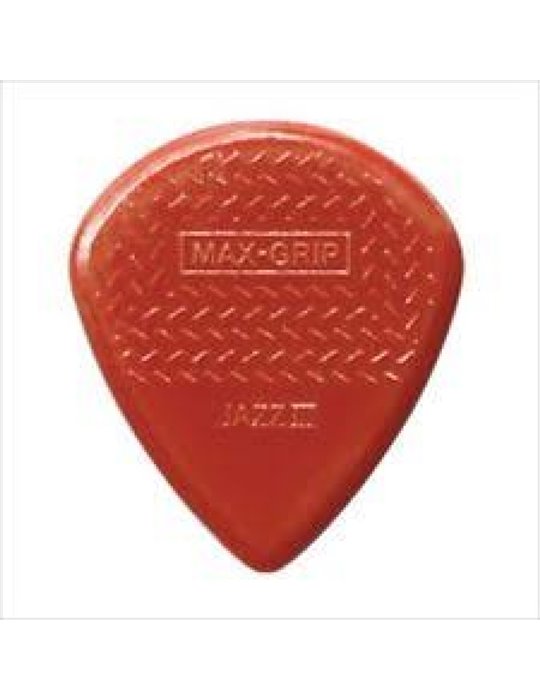 Bolsa 6 Púas Dunlop 471-P3N Nylon Jazz Max Grip Roja