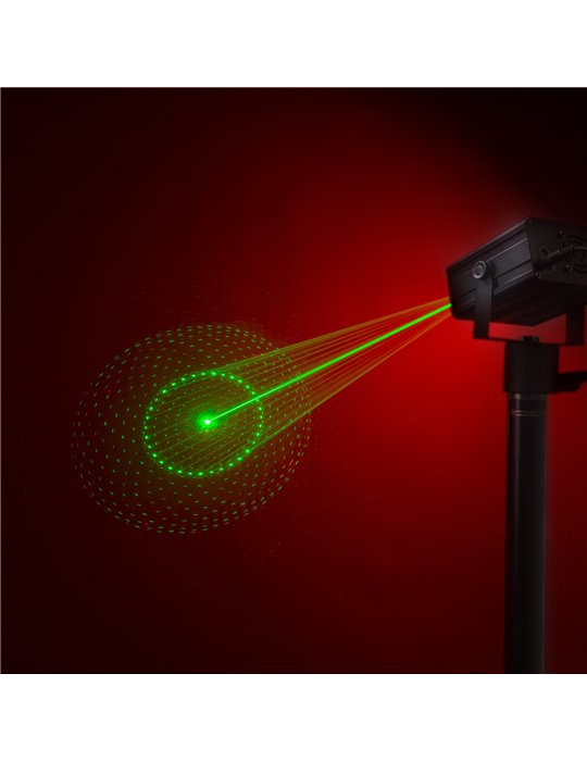Acrux Quatro R/G Party Laser con RGBW