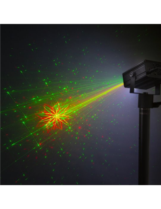 Acrux Quatro R/G Party Laser con RGBW