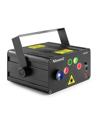 Dahib Doble Laser RG Gobo con LED Azul