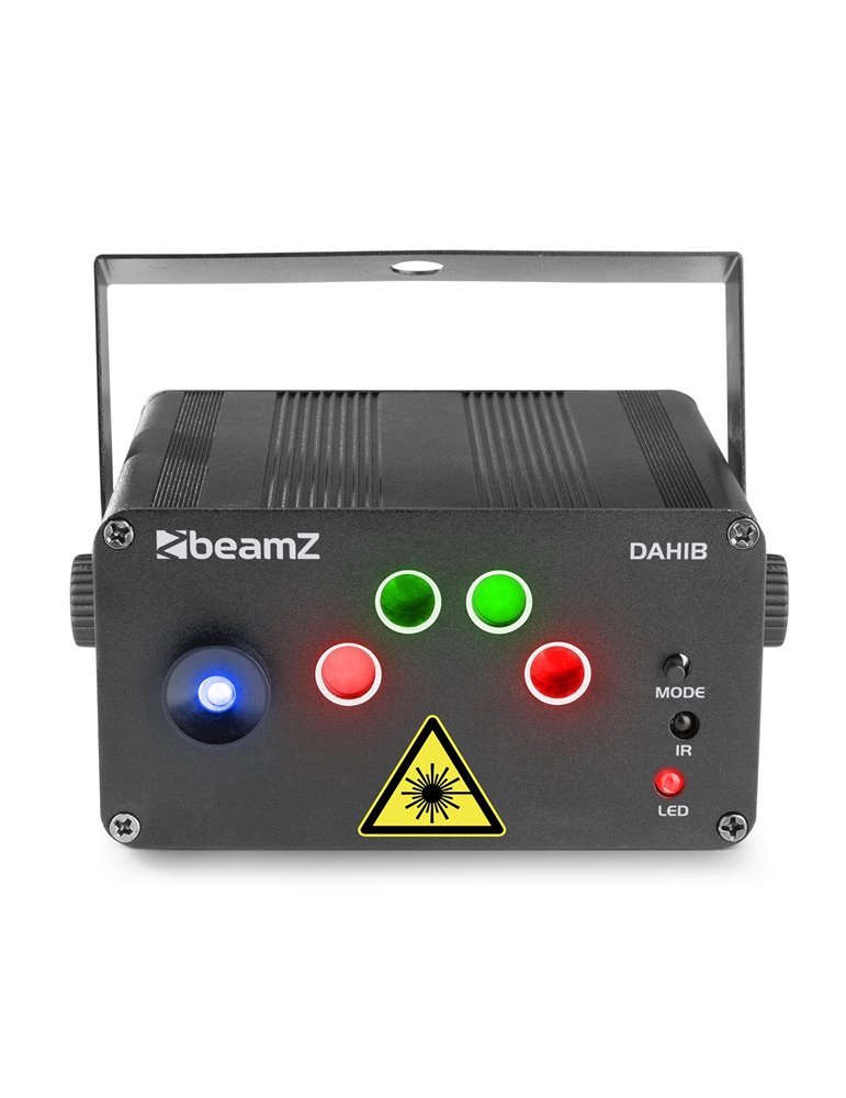 Dahib Doble Laser RG Gobo con LED Azul