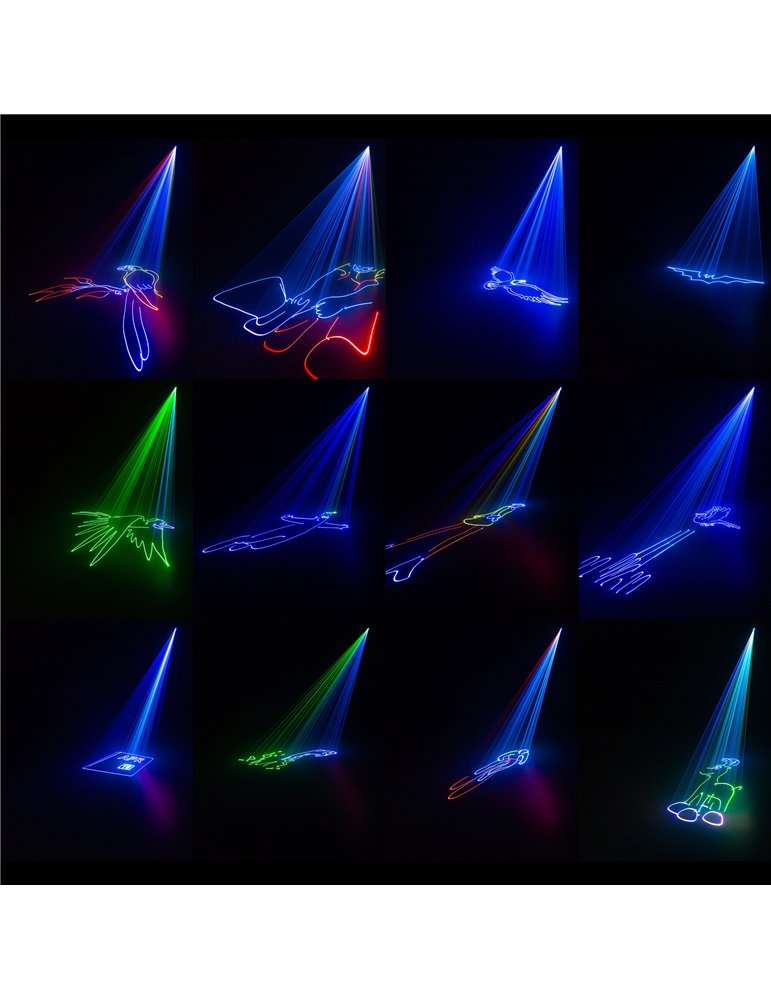 Leda Láser de Animación RGB 1.2W