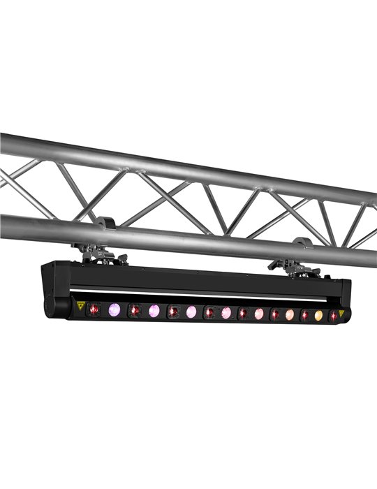 Barra móvil Hyaden con 7 LED y 8 rayos láser