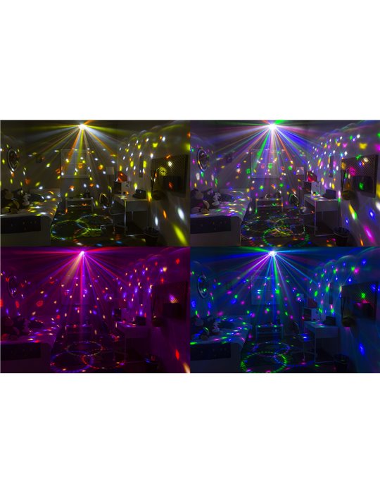 JB90R Mini Star Ball DMX LED 9 Colores