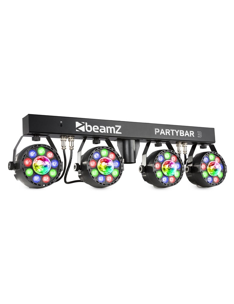 PartyBar3 4x PAR con Magic Ball