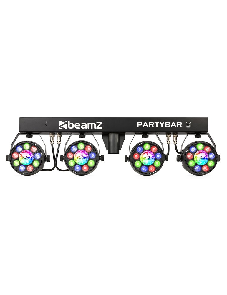 PartyBar3 4x PAR con Magic Ball