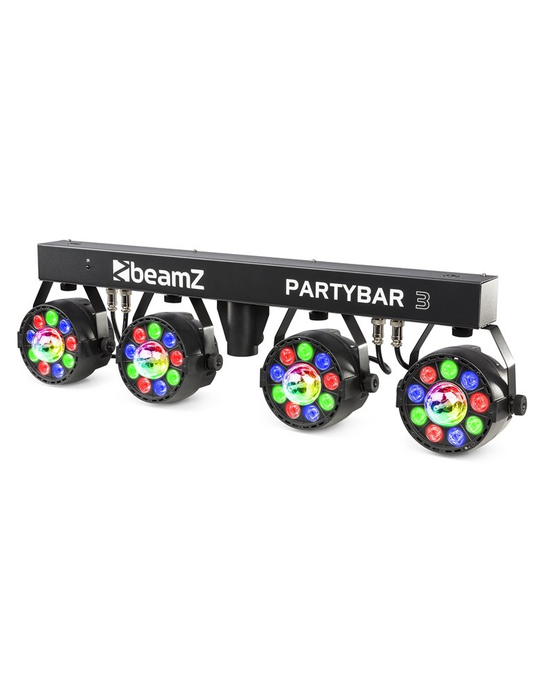 PartyBar3 4x PAR con Magic Ball