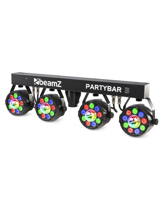 PartyBar3 4x PAR con Magic Ball