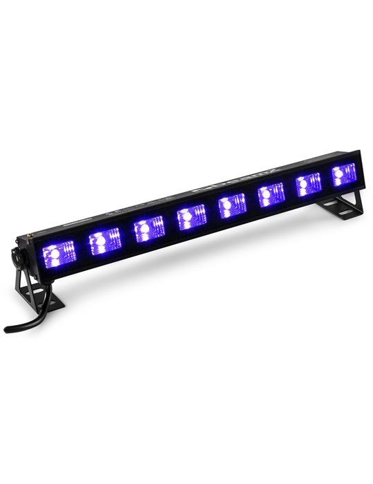 BUVW83 Barra LED 8x 3W UV/Blanco 2-en-1 