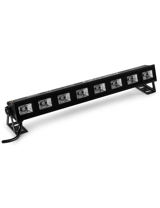 BUVW83 Barra LED 8x 3W UV/Blanco 2-en-1 