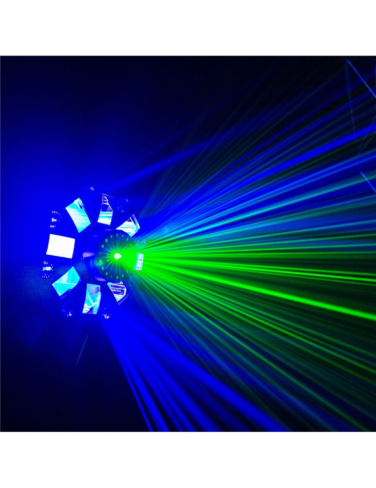 MultiBox Efecto LED con Laser y Strobo
