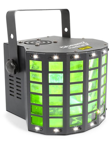 Radical II Derby LED con laser RG y strobo