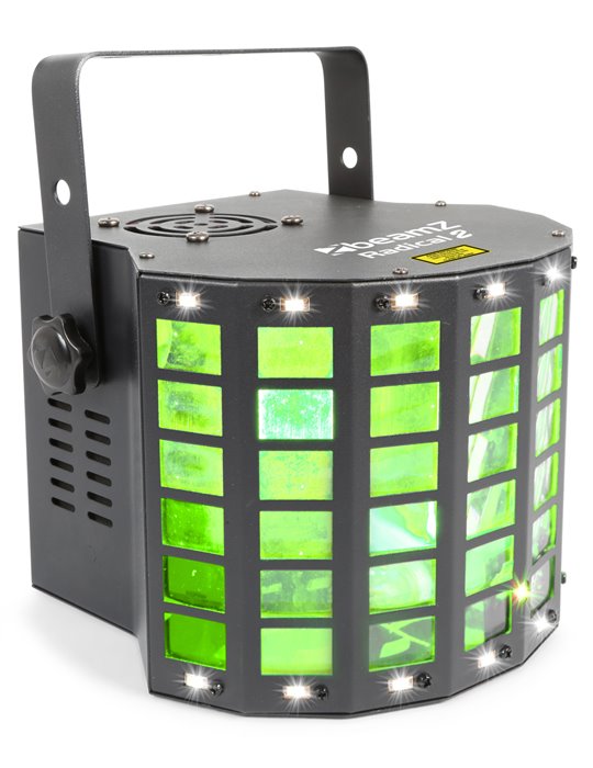 Radical II Derby LED con laser RG y strobo
