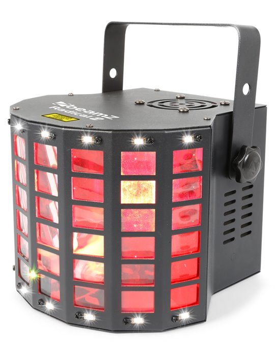 Radical II Derby LED con laser RG y strobo