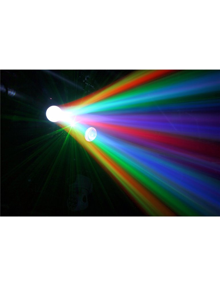 Terminator IV LED Doble Moon con laser y strobo