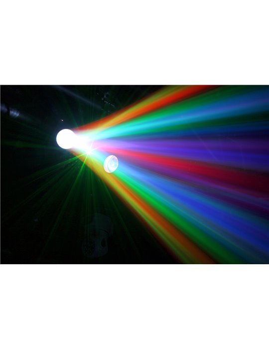 Terminator IV LED Doble Moon con laser y strobo