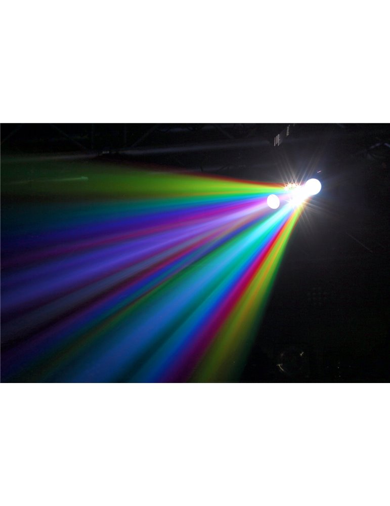 Terminator IV LED Doble Moon con laser y strobo