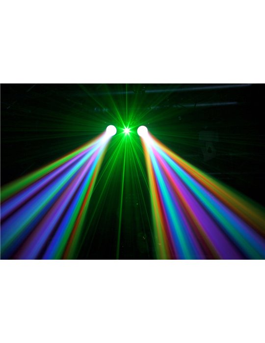 Terminator IV LED Doble Moon con laser y strobo