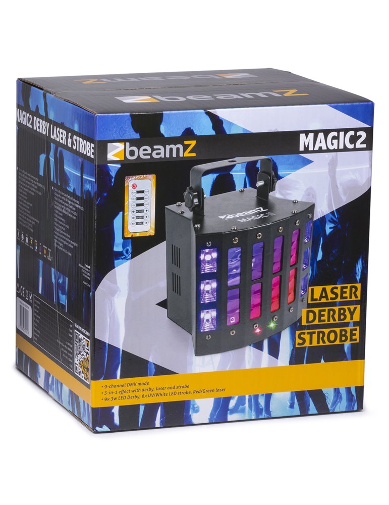 Magic2 Derby con Laser RG y strobo