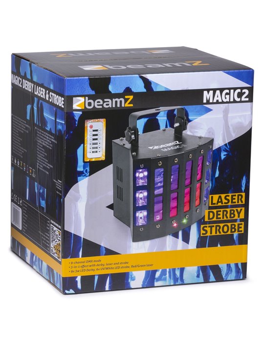 Magic2 Derby con Laser RG y strobo