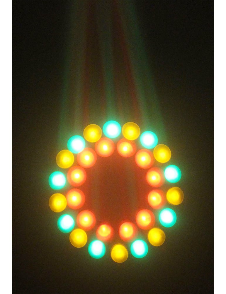 Moon Flower 60 leds RGBAW Negro