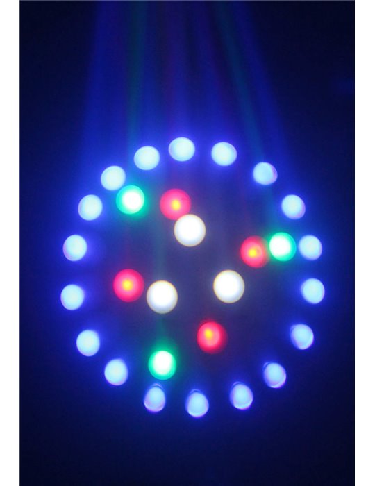 Moon Flower 60 leds RGBAW Negro