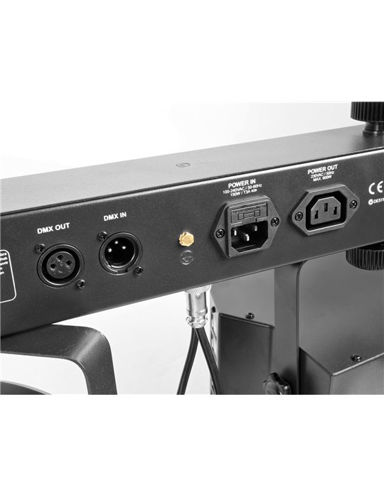 SHOWBAR con 2x Foco PAR, 2x Butterfly y Laser R/G DMX IRC