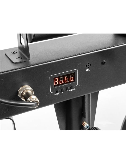 SHOWBAR con 2x Foco PAR, 2x Butterfly y Laser R/G DMX IRC