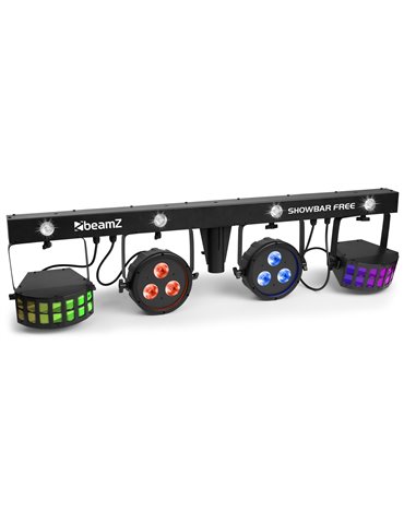 SHOWBAR FREE 2x PAR, 2x Derby y Strobo