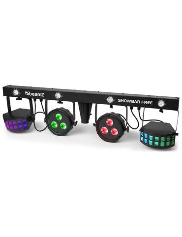 SHOWBAR FREE 2x PAR, 2x Derby y Strobo 2