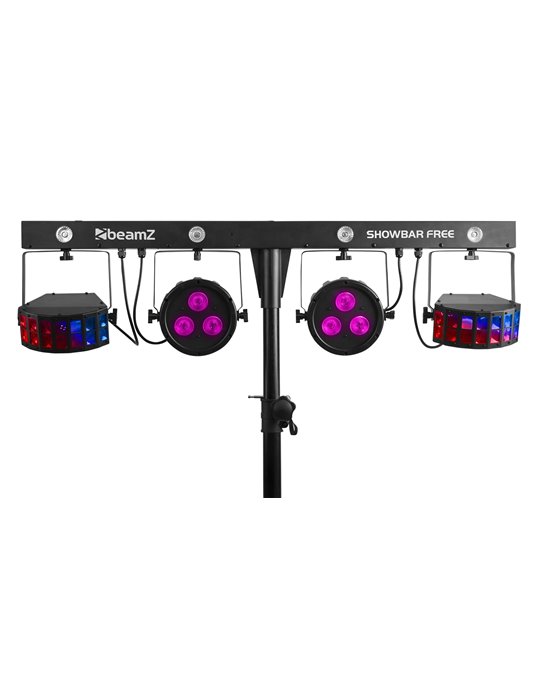 SHOWBAR FREE 2x PAR, 2x Derby y Strobo