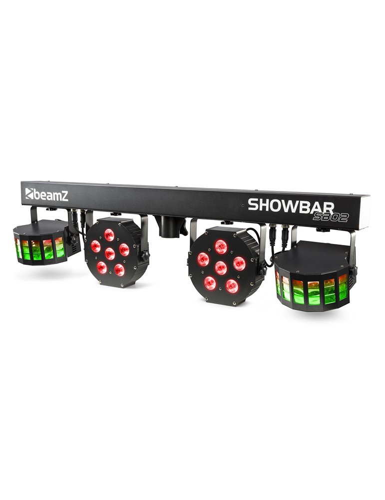 SB02 ShowBar con batería 2x Derby y 2x PAR