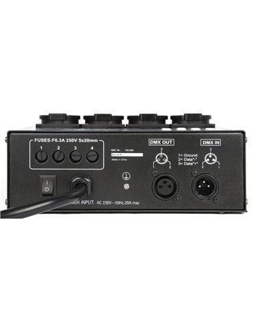 Panel de interruptores DMX512 4 canales 2
