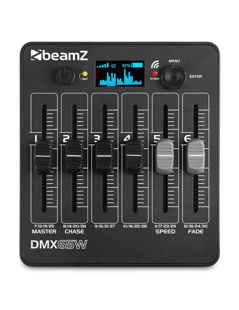 DMX65W Controlador inalámbrico DMX alimentado por batería