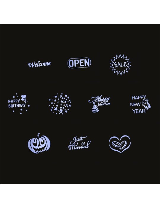 LP10 Proyector LED Logo/Gobo