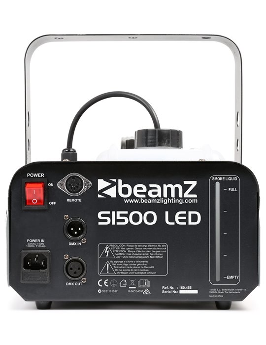 S1500LED Maquina de Humo con Leds 9x 3W RGB DMX