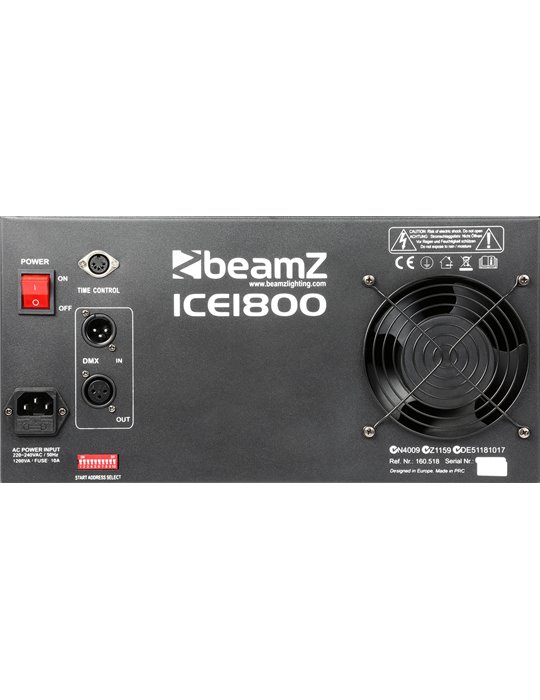 ICE1800 Maquina de humo bajo control DMX