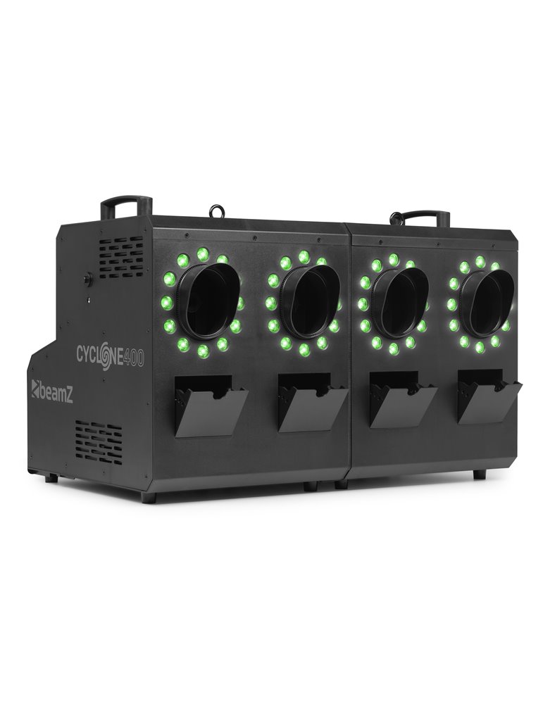 Cyclone400 Máquina de humo y burbujas con LED RGBW