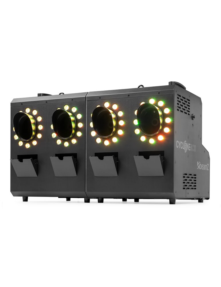 Cyclone400 Máquina de humo y burbujas con LED RGBW