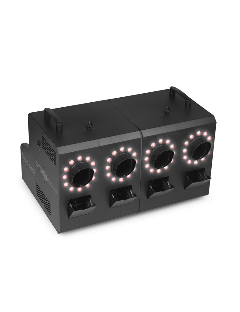Cyclone400 Máquina de humo y burbujas con LED RGBW